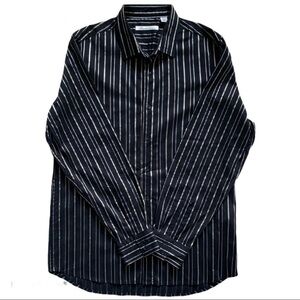 Kenneth Cole Striped Button Down Shirt